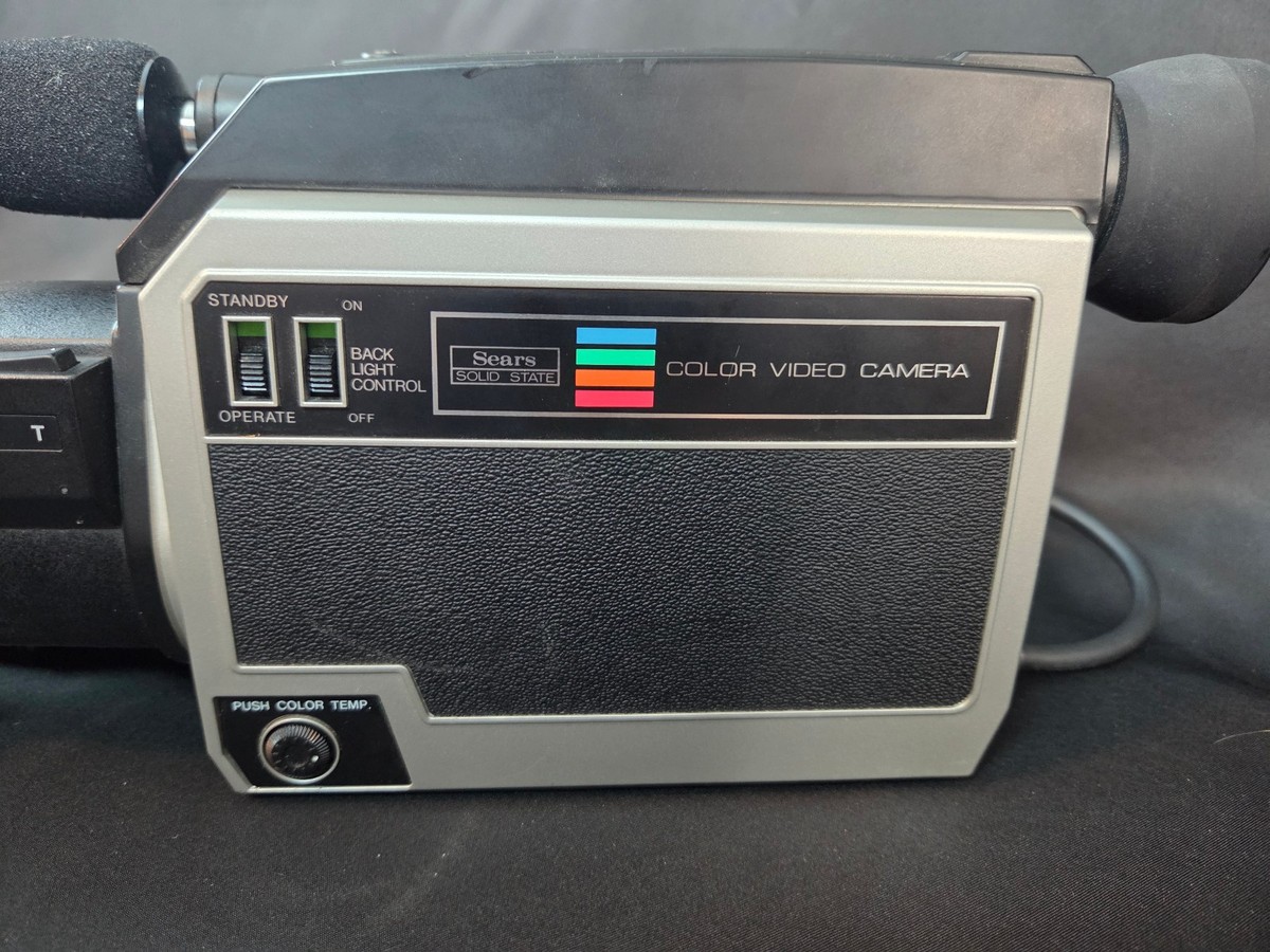 Sears Solid State Color Video Camera 14-84mm TV Zoom Lens Vintage