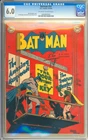 Batman #54 Nice Unrestored Golden Age Superhero Vintage DC Comic 1949 CGC 6.0
