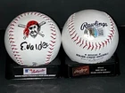 Esmerlyn Valdez Pittsburgh Pirates Auto Signed LOGO Baseball Beckett Hologram