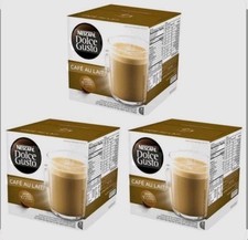 Image of NESCAFE DOLCE GUSTO CAFE AU LAIT INTENSO COFFEE PODS 3 BOXES