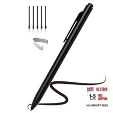 EMR Stylus for Remarkable 2, No Charging or Bluetooth Pen with 5 Tips Black