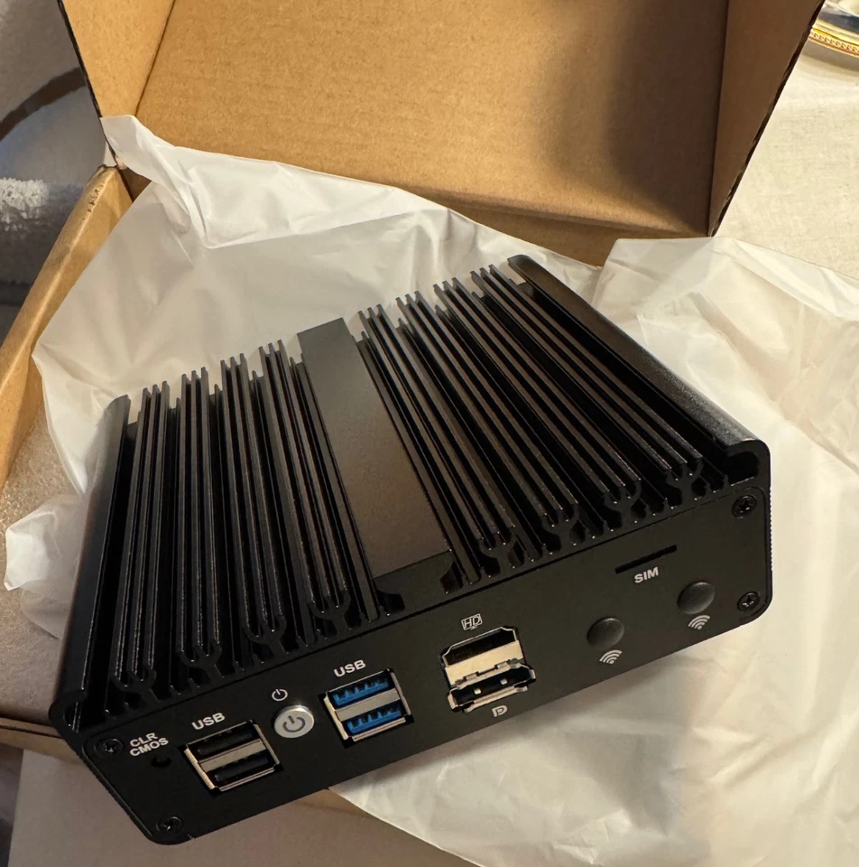 Micro Firewall Intel N100 Firewall Router pfsense opnsense 4x2,5 Gbit Ports - Bild 2 von 4