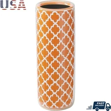 Handmade Ceramic Umbrella Stand Decorative Vase Modern Free Standing Holder New