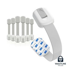 Childproofing Baby Safety Locks 6 Pcs Plastic No Tools Installation