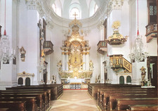 Postcard 4x6 Maria Kirchental Pilgrimage Church in St Martin bei Lofer, Austria