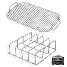 MOASKER Woodfire Rib Rack & Roast Rack for Ninja Woodfire XL Grill OG800/900