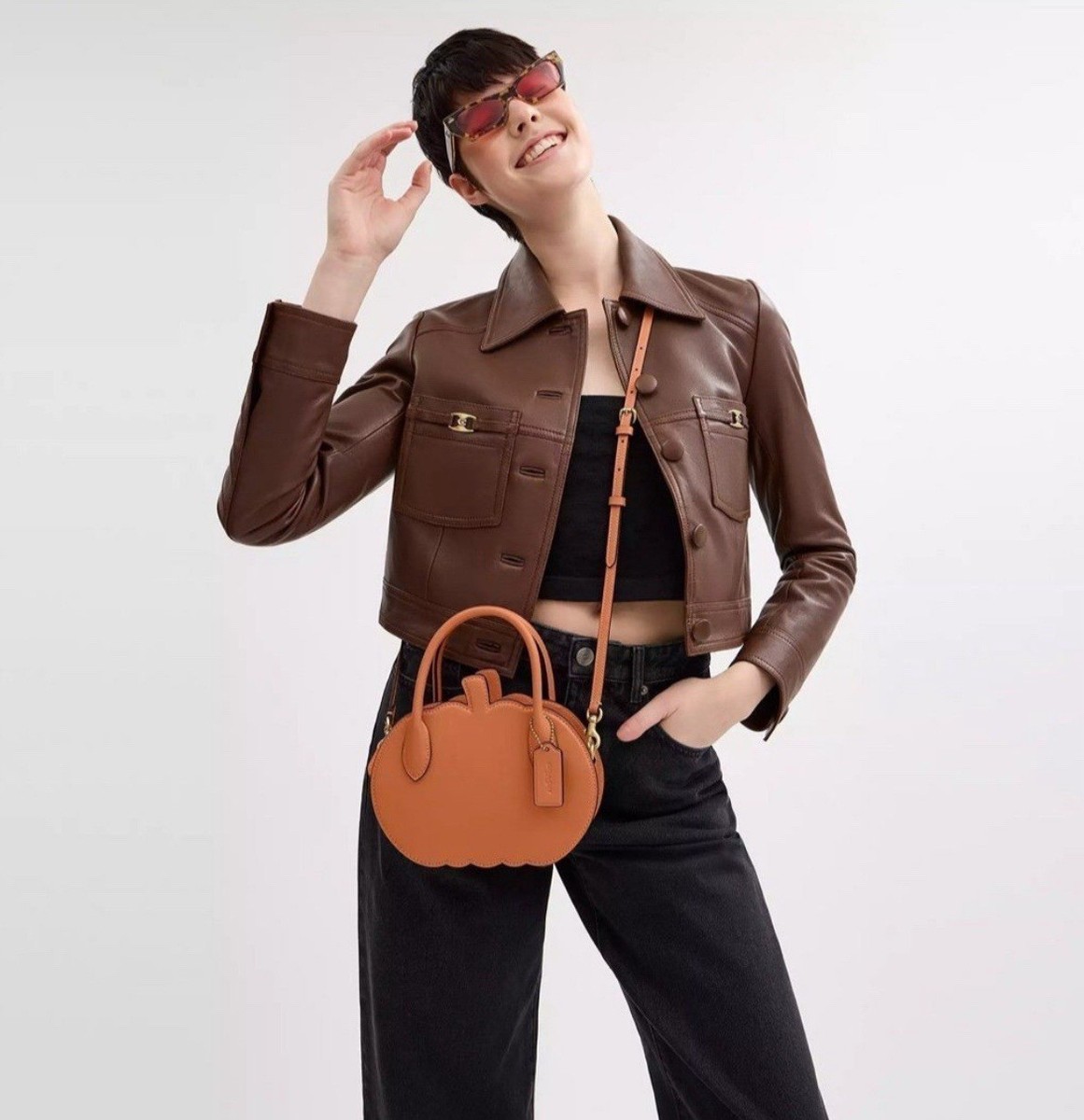 NWT Coach Pumpkin bag Top Handle Satchel CU868 With Dust Bag | eBay