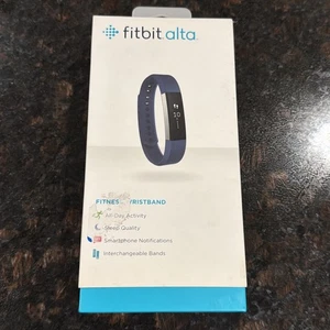 Fitbit Alta Lg &Sm Blue Wristband Trace Étapes Distance Calories Brûlées NIB