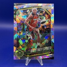 2025 Panini Prizm WNBA Basketball Brittney Sykes Ice Prizm #121 Seattle Storm