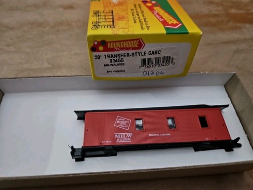 Roundhouse 03455 30' Transfer-Style Caboose Kit Milwaukee NUEVO EN CAJA | Zustand: New