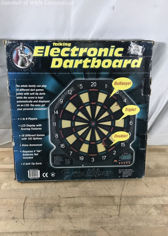 Excalibur PL13 Talking Electronic Dartboard 18 Games 102 Options 8 Player