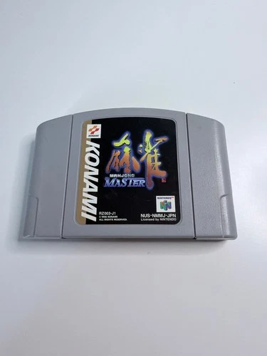 Mahjong Master Nintendo 64 Japanese NTSC-J