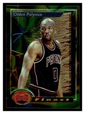 Olden Polynice #152 1993-94 Finest Detroit Pistons