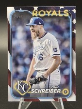 2024 Topps Update #US60 John Schreiber Independence Day SP 48/76