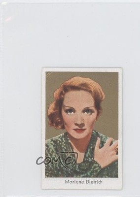 1934 Goldfilm Series 1 Tobacco Bulgaria Back Marlene Dietrich #31 0f3