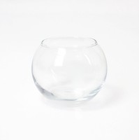 Inna-Glas Kugelvase - Dekoglas Tobi, Klar, 8Cm, Ø 9,5Cm