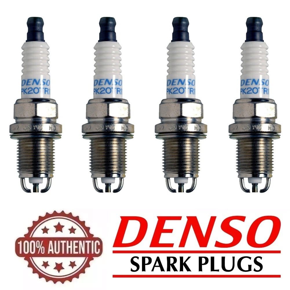 Denso Set 4 Double Platinum Spark Plugs Gap .044 For Toyota Camry RAV4 Solara L4