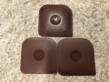 (3)‼️PAMPERED CHEF‼️BROWN NYLON PLASTIC‼️SCRAPERS‼️STONEWARE