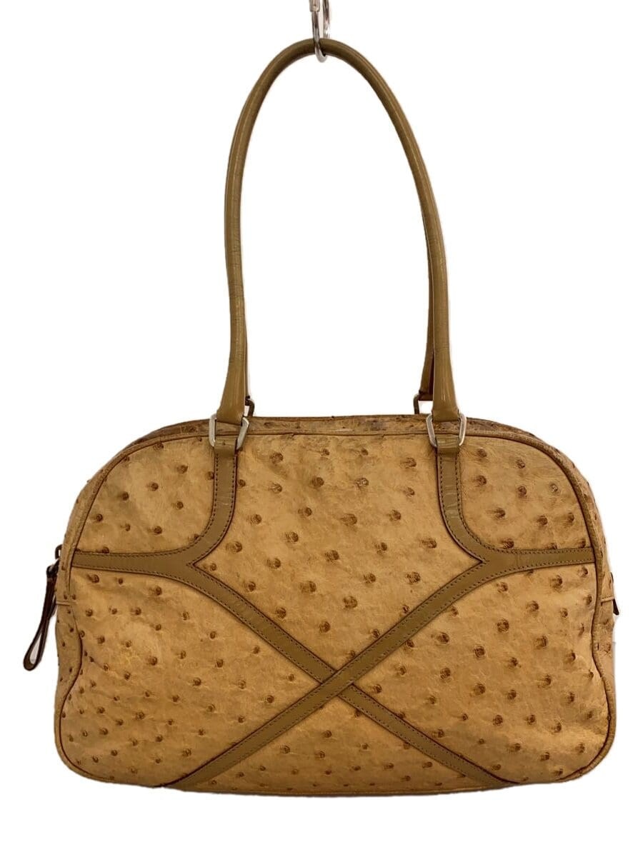 Prada CRM Bag in Vintage Leather with All-Over Pattern