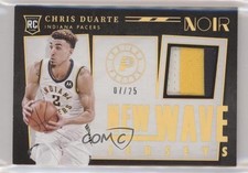 2021-22 Panini Noir New Wave Jerseys Prime 7/25 Chris Duarte #NWJ-CDU s3g
