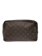 LOUIS VUITTON POUCH TRUE TOILETTE 28_MONOGRAM CANVAS PVC Brown Used