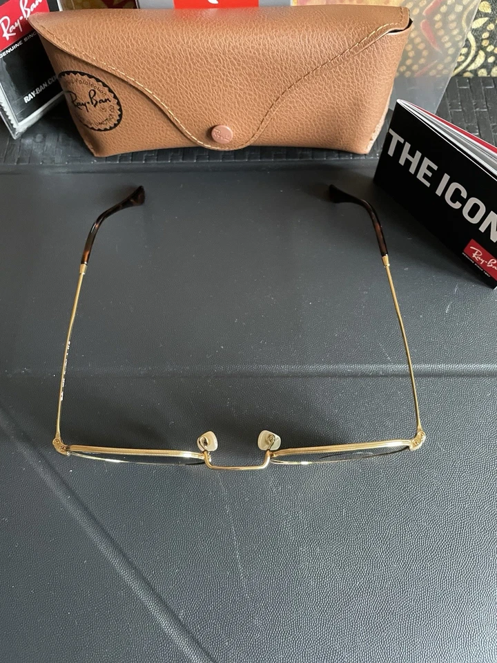 Ray-Ban Hexagonal / Oro + Lente Verde - Immagine 3 di 4