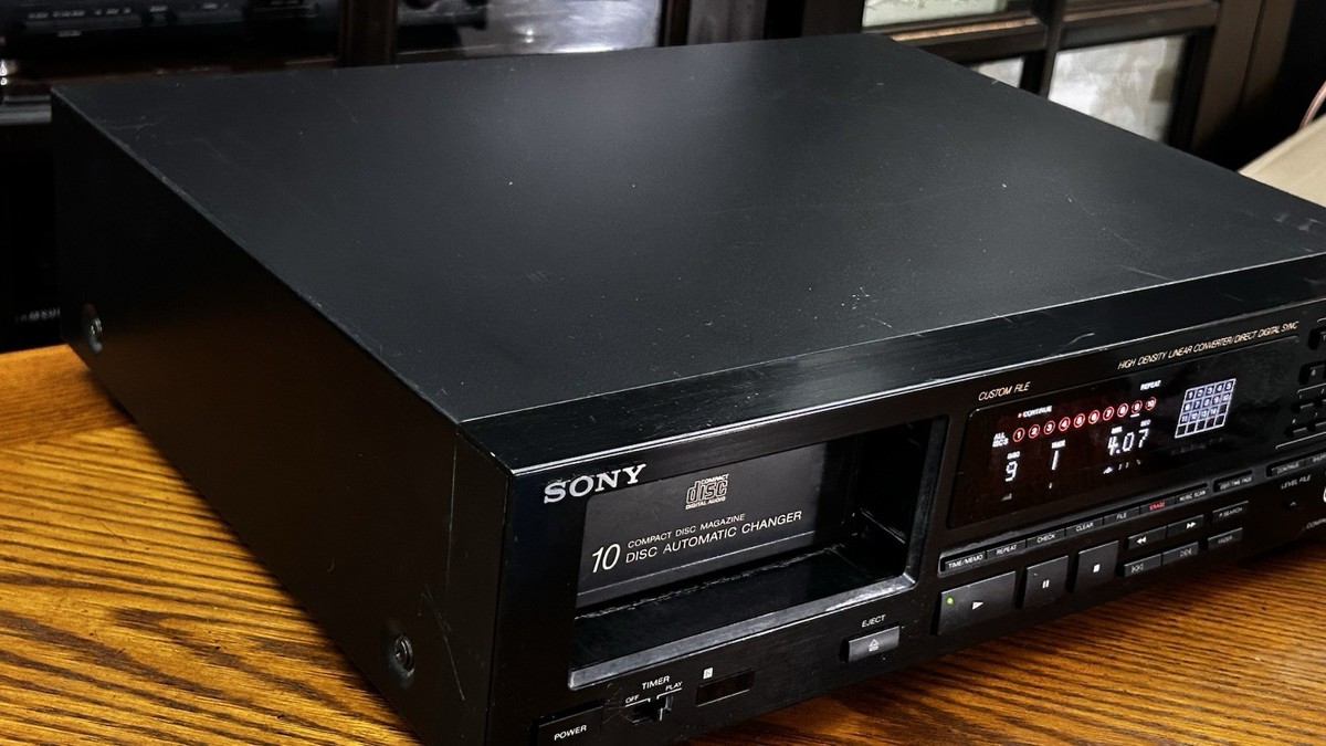 Sony CDP-C910 10-Disc CD Changer 1994 Black | eBay