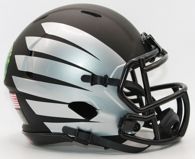 2025 Oregon Ducks Custom Riddell Mini Helmet vs Wisconsin Grateful Ducks