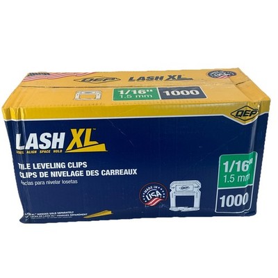 QEP LASH White 1/16 in. Clip, Part A of 2-Part Tile Leveling System 1000 Pack