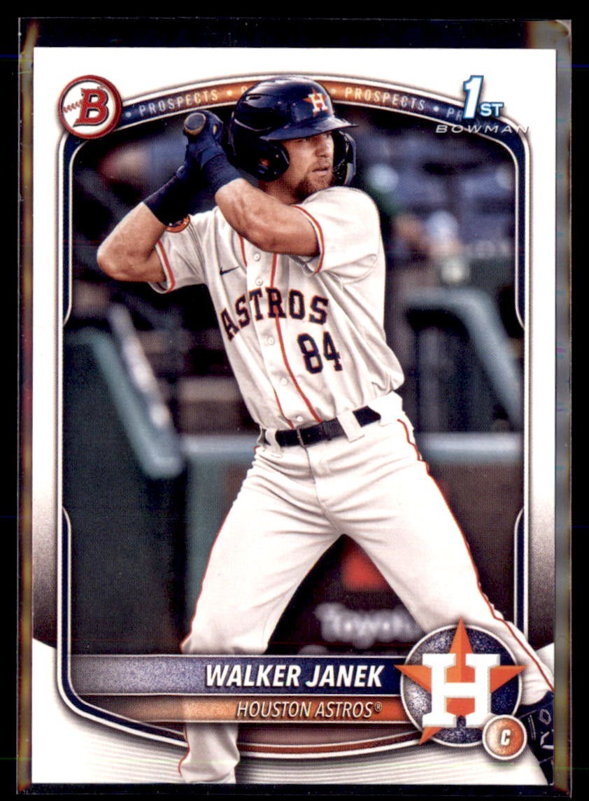 2025 Bowman Prospect Paper Walker Janek Astros #BP-15 5 Card Lot