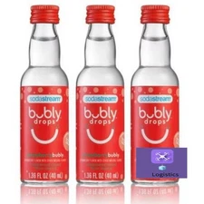 SodaStream bubly Drops Strawberry - 3pk: Liquid,120g, 3 Count