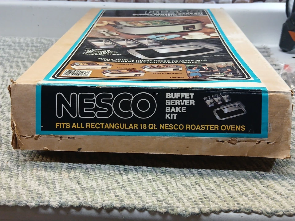 Kit de horneado de servidor buffet NESCO para tostador de 18 cuartos N.O.S. Caja abierta para fotos Foto 4 de 4
