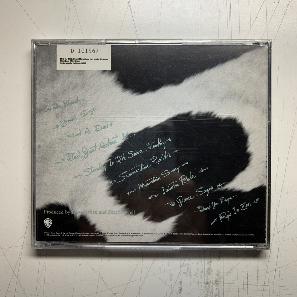 JANE'S ADDICTION サイン入りCD JANE'S ADDICTION サイン入りCD Jane's