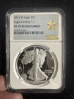 2021-W Proof $1 Type 2 American Silver Eagle NGC PF70UC West Point Star Label