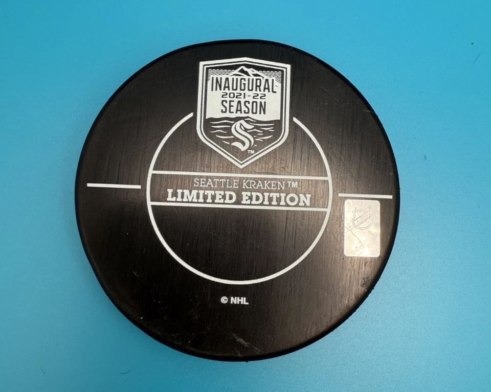 Inaugural Season - Seattle Kraken vs Nashville Predators - Game Puck - 3/2/22 - Image 2 of 2