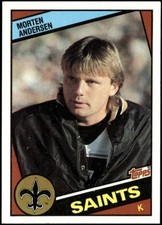 1984 TOPPS #300 MORTEN ANDERSEN RC SAINTS