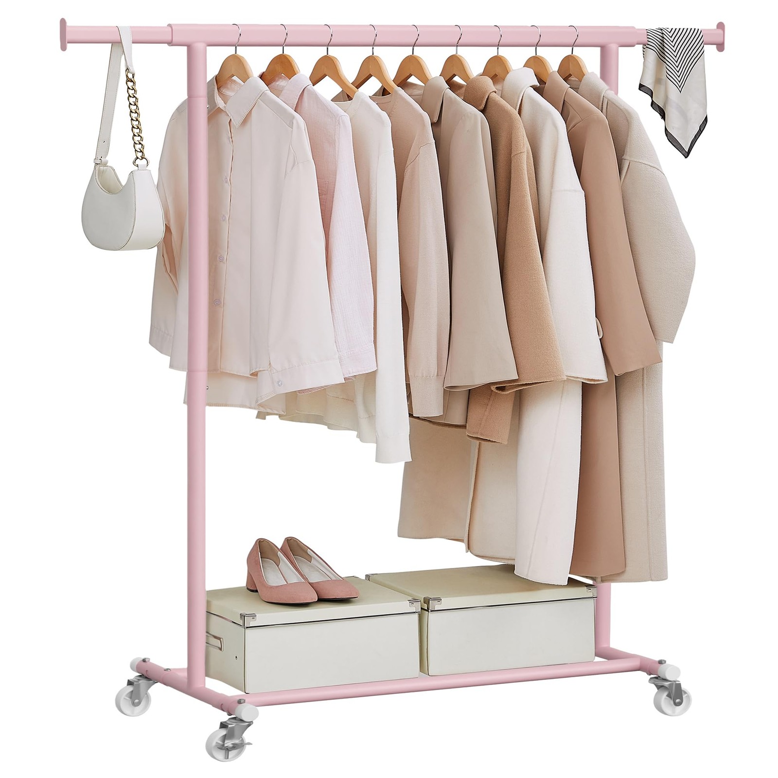 Stand Appendiabiti con Ruote Professionale | Stender Estensibile 110kg