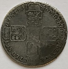 1746 George II LIMA Sixpence Coin 9.25 Silver Fine Collectable Grade