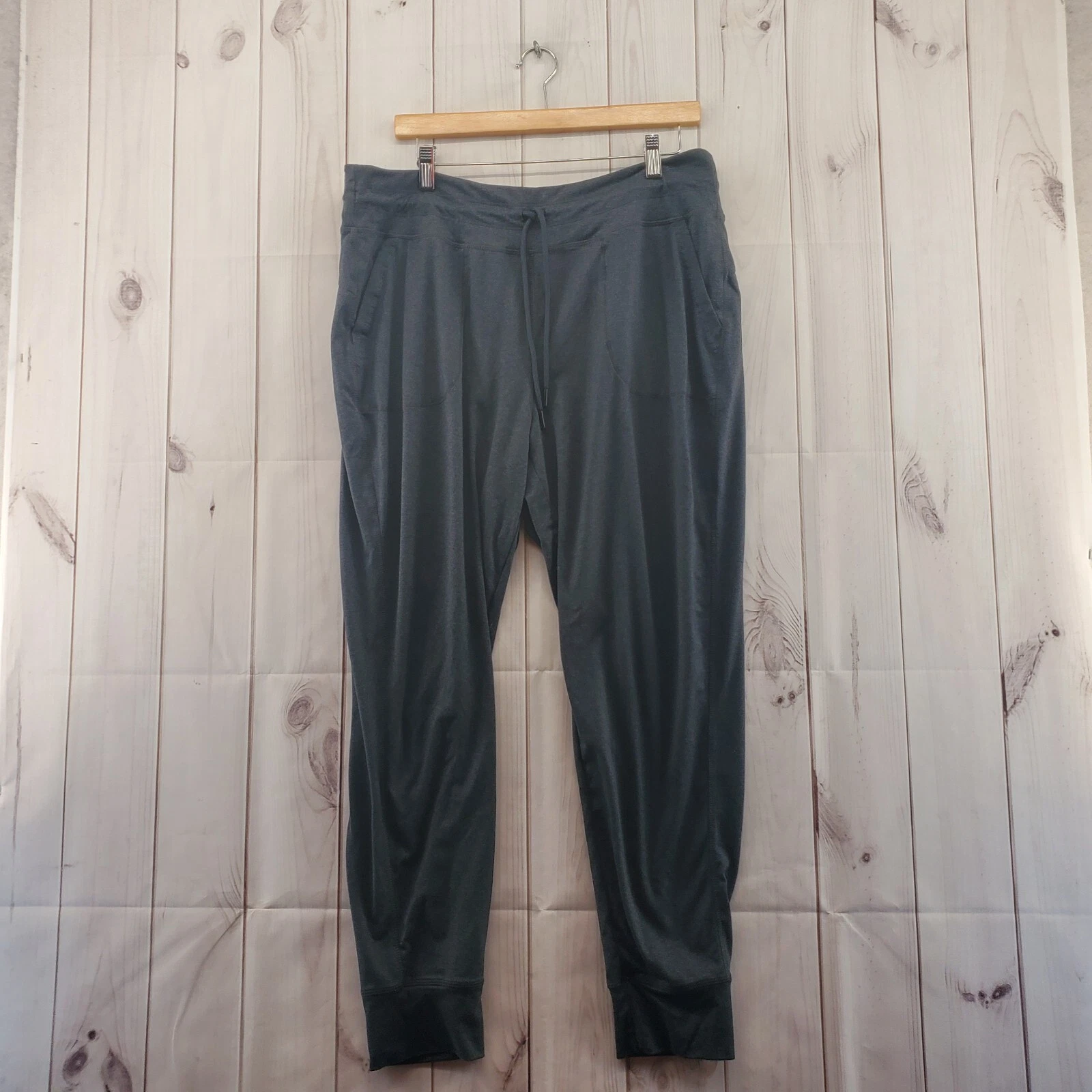 lole pull on drawstring tapered full length athletic sweatpants