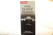 CANON EOS ELAN II SALES BROCHURE, 1995. 39 PAGES, ONE OWNER OUR STORE, FREE SHIP