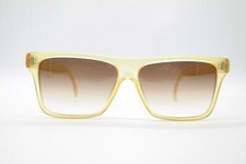 Vintage Esprit 7016 70 Yellow Oval Sunglasses Glasses NOS
