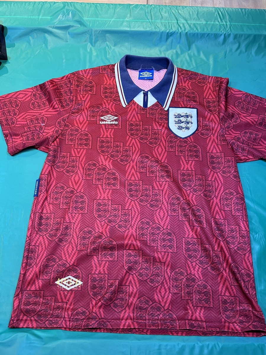 1994 1995 England Away Shirt XL 94 95 UK