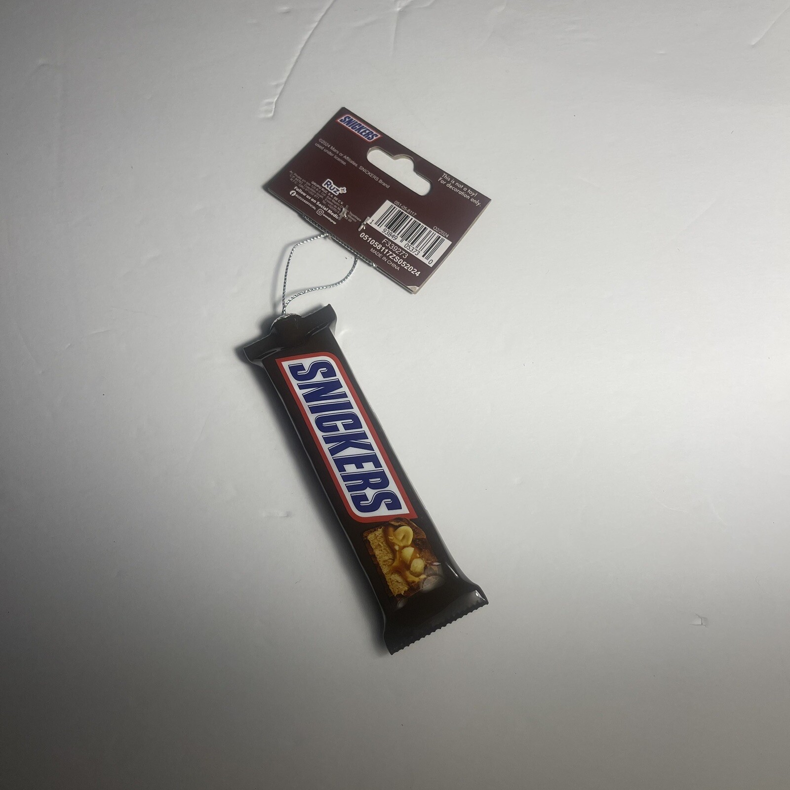 Snickers ornament food Candy Bar NEW Free Shipping