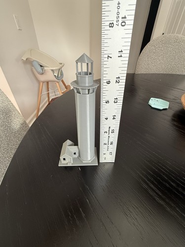 N Gauge Lighthouse - 1:160 Scale - Perfect For Dioramas, Model Trains - Built Up - Picture 9 of 11