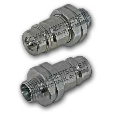 Steckkupplung Stecker Außengewinde Hydraulikkupplung alle Größen