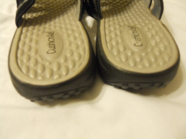 Cushionaire Women Flip Flops Sandal Shoes Sz 10 Black | eBay