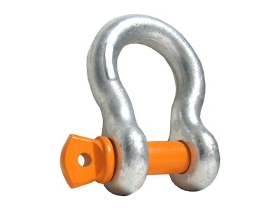 1-1/8'' Screw Pin Anchor Shackle Rigging Clevis 9.5 Ton Galvanized D Ring Tow 