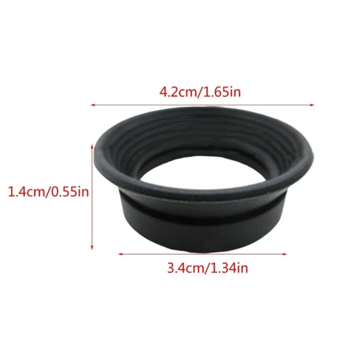 Soft Rubber Microscope Eyepiece Eye Cover 28-37mm Eyes Guard Cups for Binoculars - Picture 10 of 18