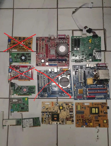PC Mainboards, CPU, RAM, Grafikkarten, TV Netzteile und Mainboard, Platinen etc