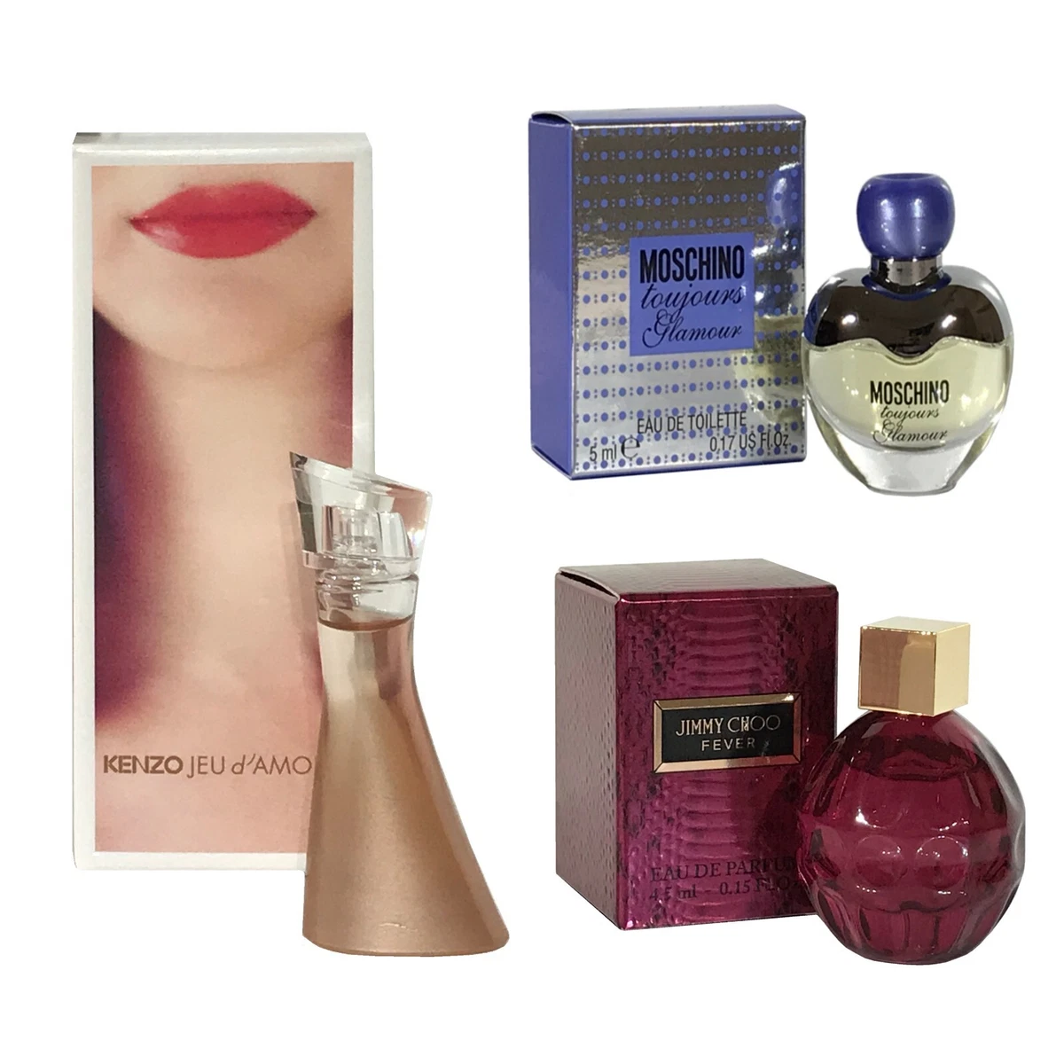 Miniature Jimmy Choo Fever Moschino Kenzo d Amour Women Perfume